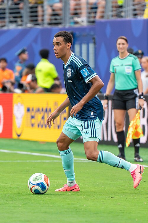 Jamal Musiala during Ecuador v Germany on 25 June 2026 at the 2026 FIFA World Cup