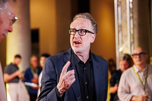 James Gray attends "Paper Tiger" red carpet during the 79th Locarno Film Festival on August 09, 2026 in Locarno, Switzerland.