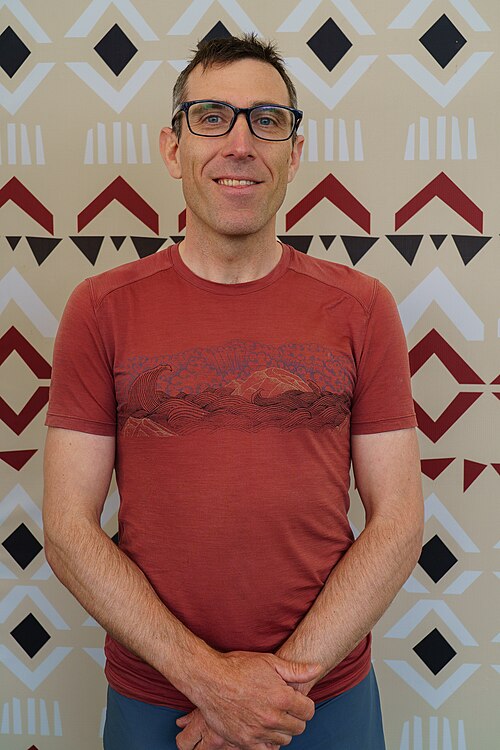 James Heilman portrait at Wikimania 2025 WikiPortraits Studio