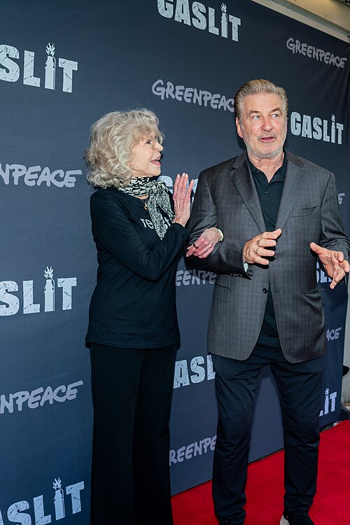 Jane Fonda and Alec Baldwin attend the NY Premiere of "Gaslit" at IFC Center