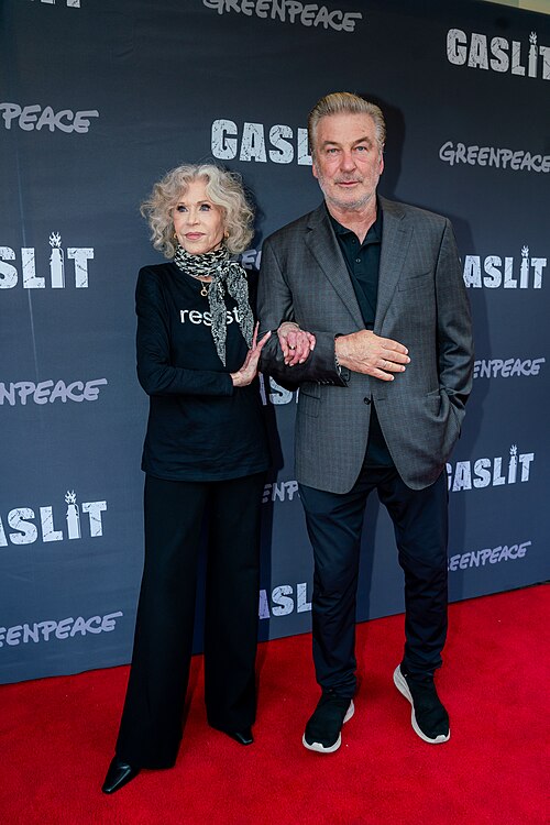 Jane Fonda and Alec Baldwin attend the NY Premiere of "Gaslit" at IFC Center
