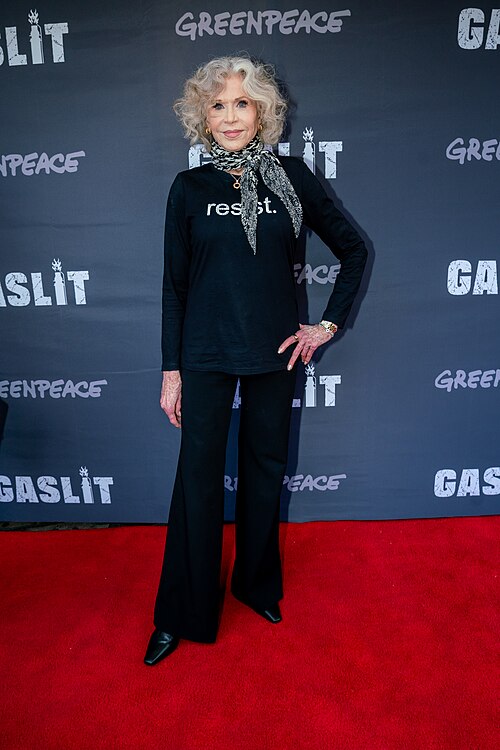 Jane Fonda attends the NY Premiere of "Gaslit" at IFC Center
