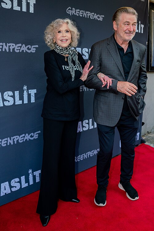 Jane Fonda and Alec Baldwin attend the NY Premiere of "Gaslit" at IFC Center