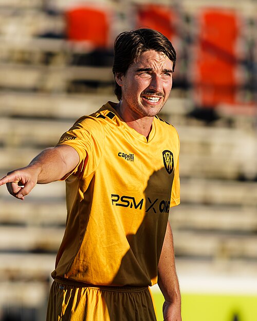 Javier Armas playing for the Fort Wayne FC vs Richmond Kickers on June, 20, 2026