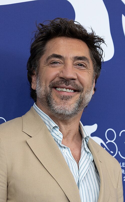 Javier Bardem, actor, at 83rd Venice International Film Festival in Venice, Italy for the film Bunker.
