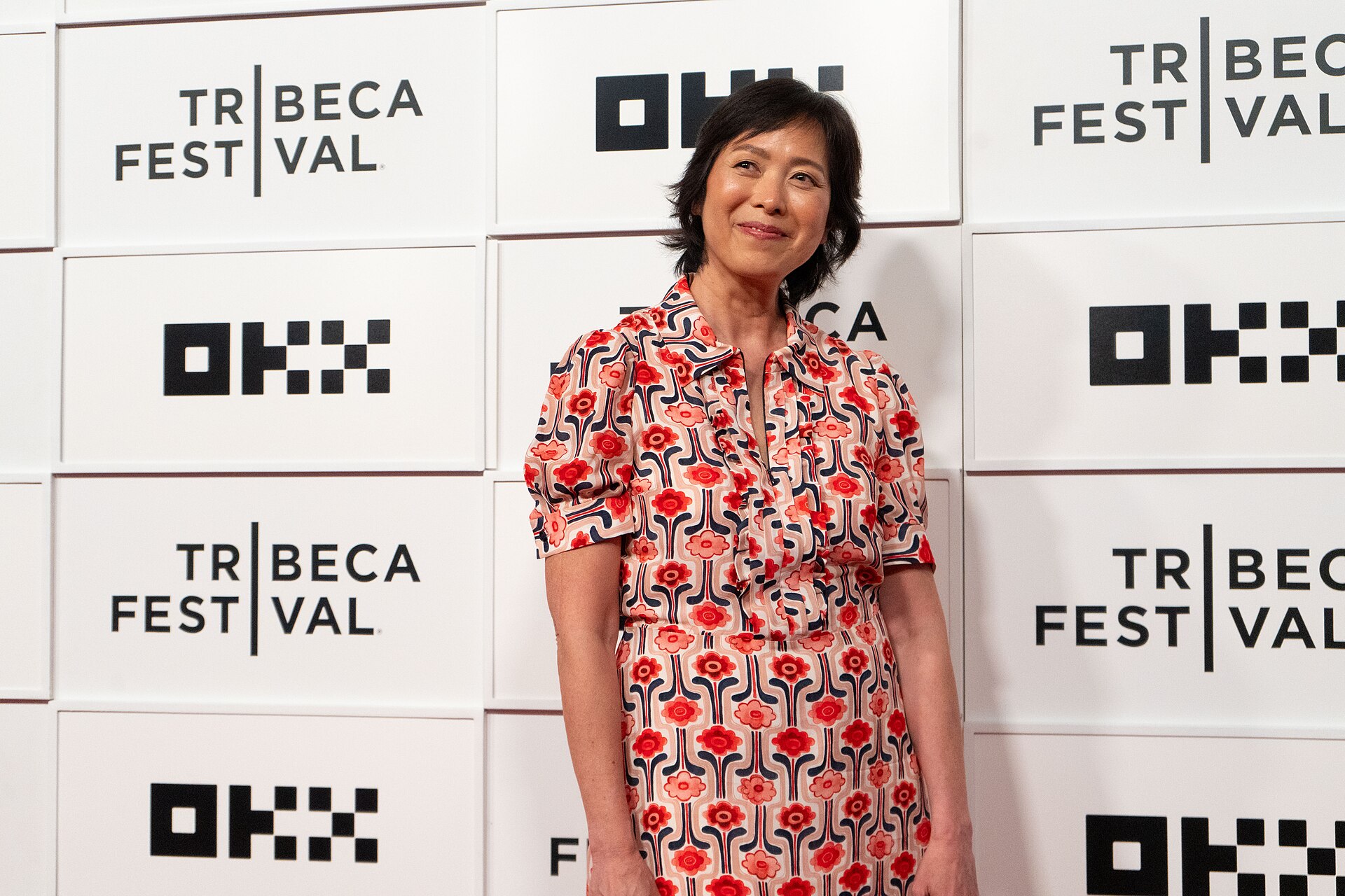 vJean Hwang Carrant at the premiere of "Cookie Love" at the 25th Tribeca Film Festival in New York City.