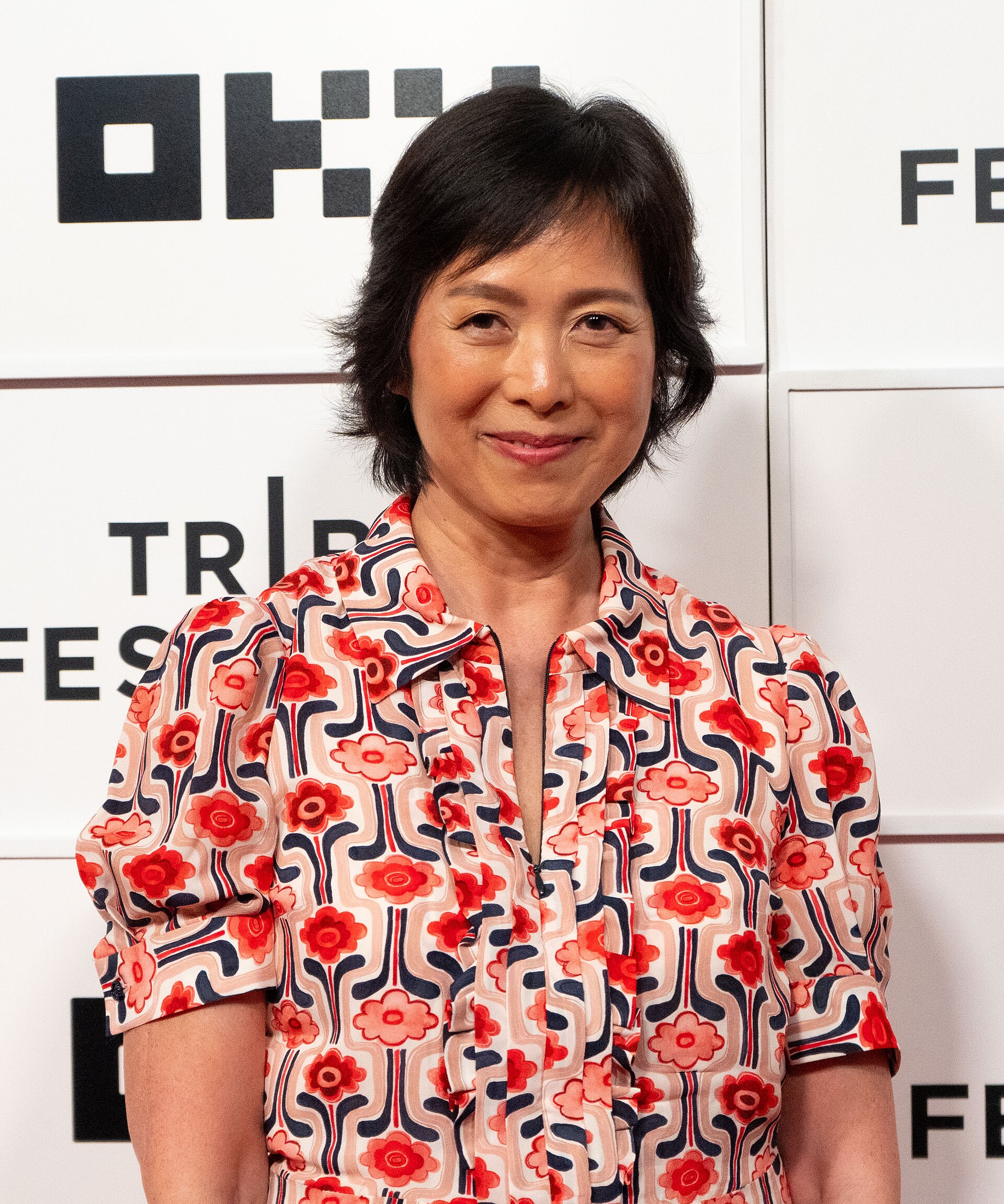 Jean Hwang Carrant at the premiere of "Cookie Love" at the 25th Tribeca Film Festival in New York City.