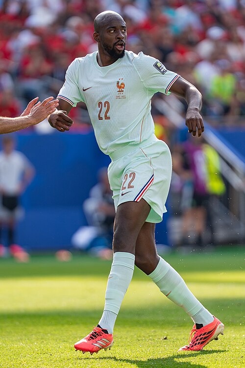 Jean-Philippe Mateta during France v Morocco at the 2026 FIFA World Cup