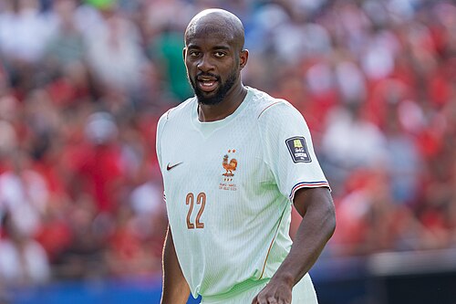 Jean-Philippe Mateta during France v Morocco at the 2026 FIFA World Cup