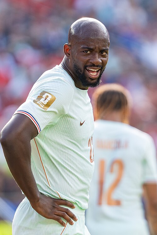 Jean-Philippe Mateta during France v Morocco at the 2026 FIFA World Cup
