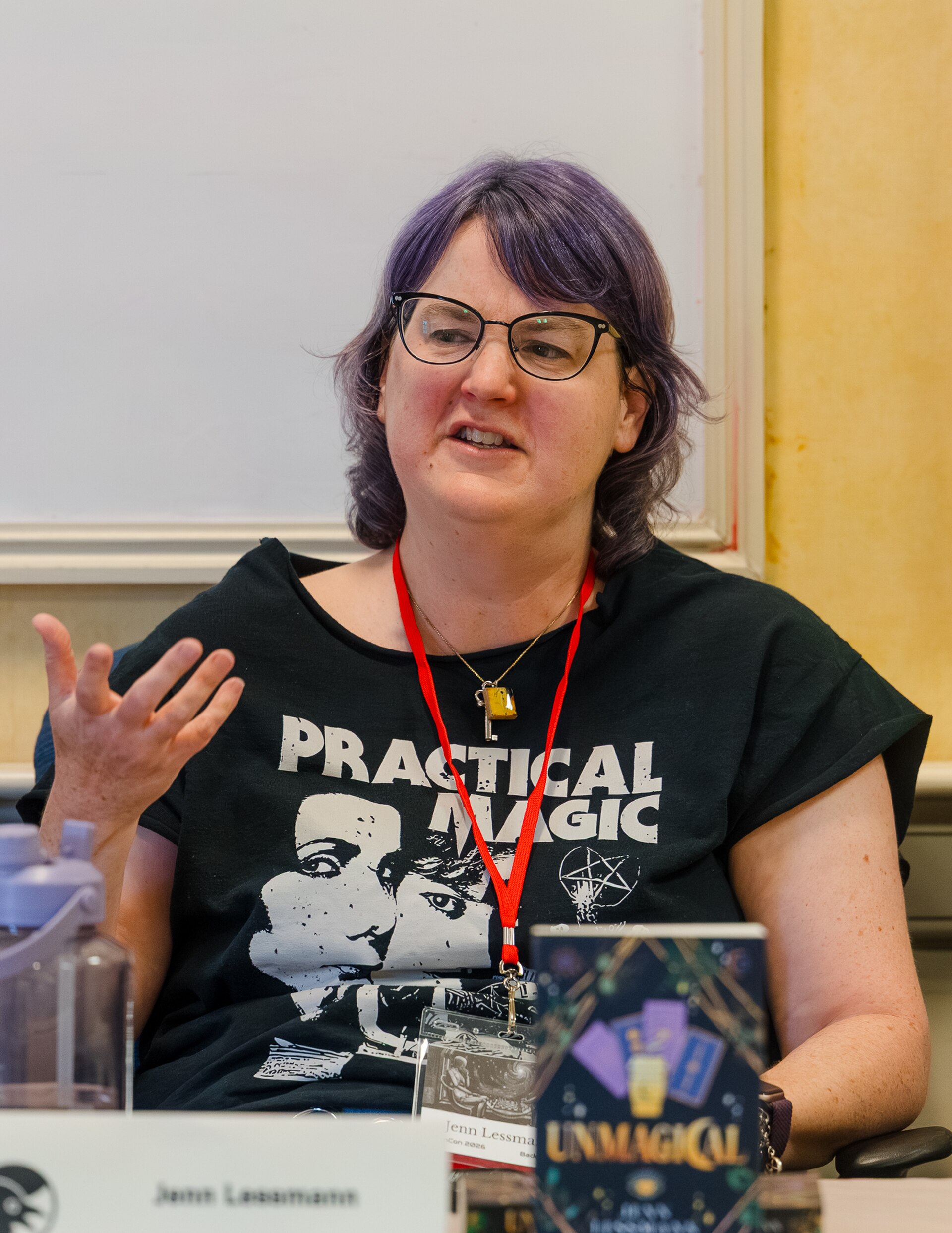 Jenn Lessmann at RavenCon, April, 24, 2026