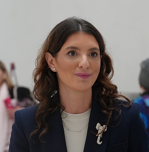 Jenni Parido at the opening of the American Pavilion at the 2026 Venice Biennale in May 6, 2026 03 (cropped).jpg