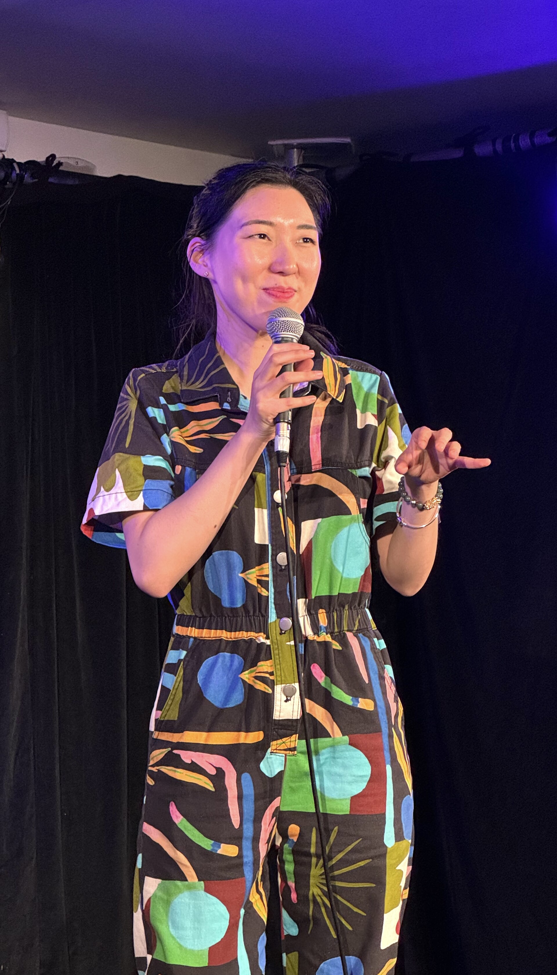 Jenny Tian, comedian, at the 2024 Edinburgh Festival Fringe in the show, Chinese Australian.