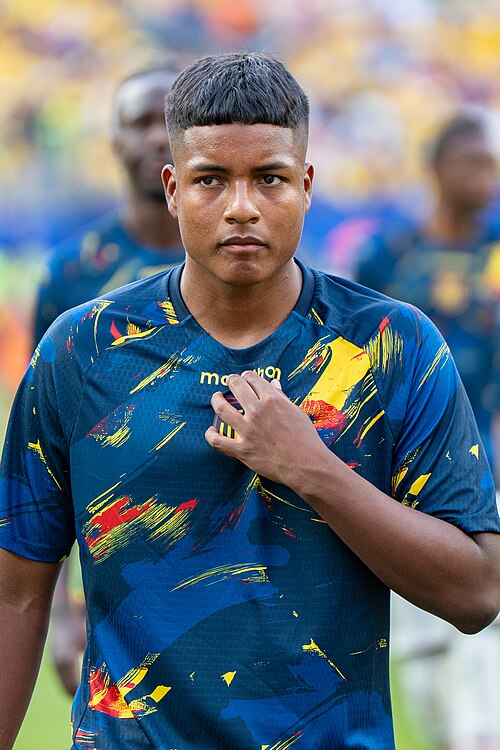 Jeremy Arevalo during Côte d'Ivoire v Ecuador on 14 June 2026 at the 2026 FIFA World Cup
