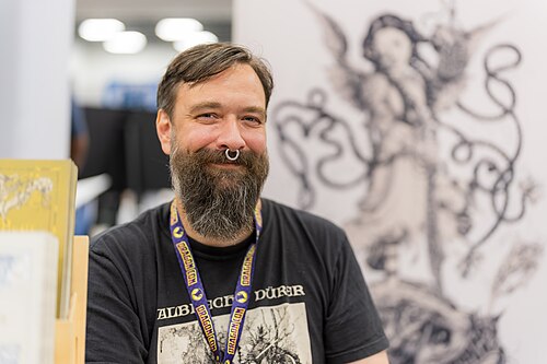 Jeremy Bastian, writer and artist, at Dragon Con in Atlanta Ga September 6 2026