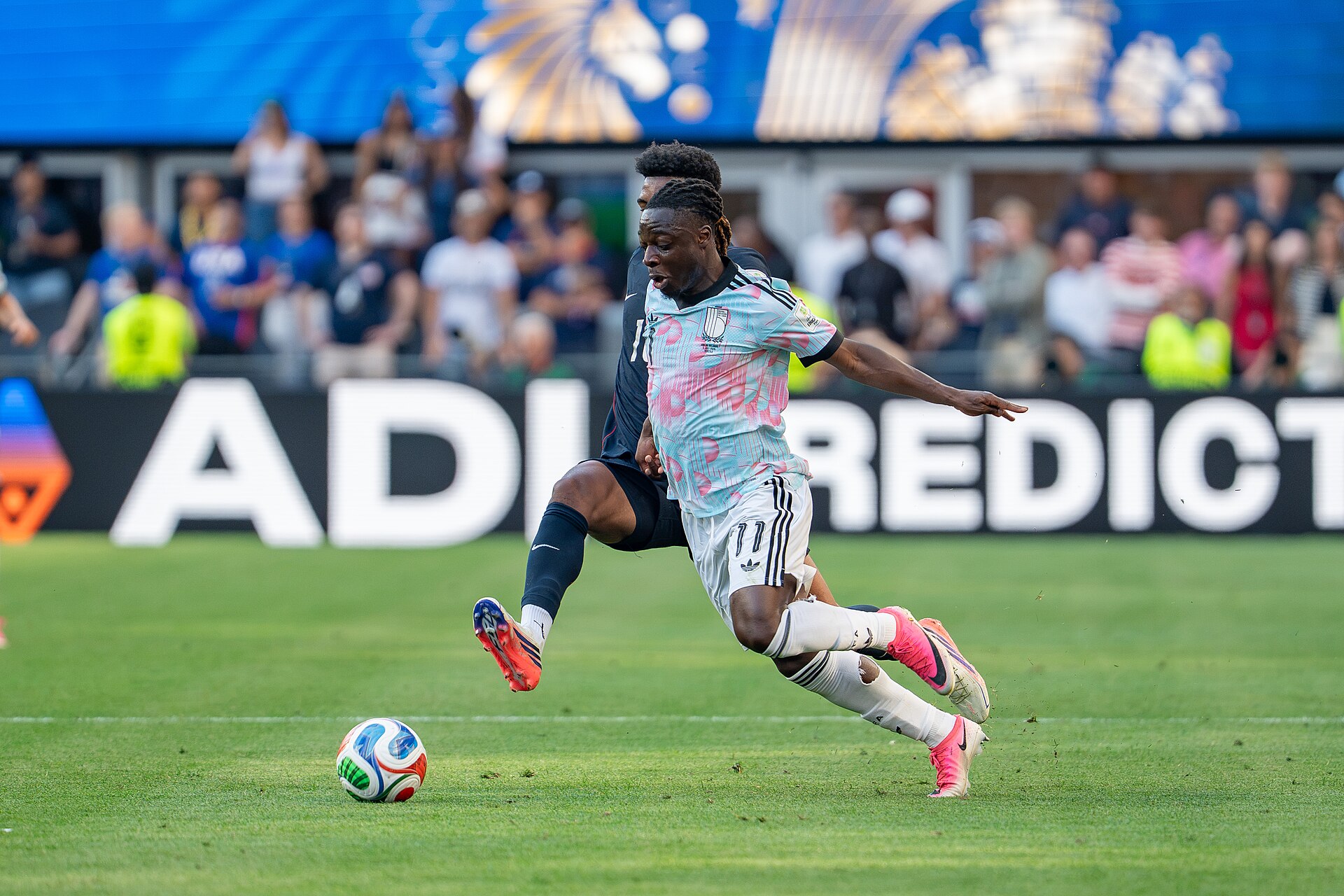 Jeremy Doku during Belgium v United States at the 2026 FIFA World Cup