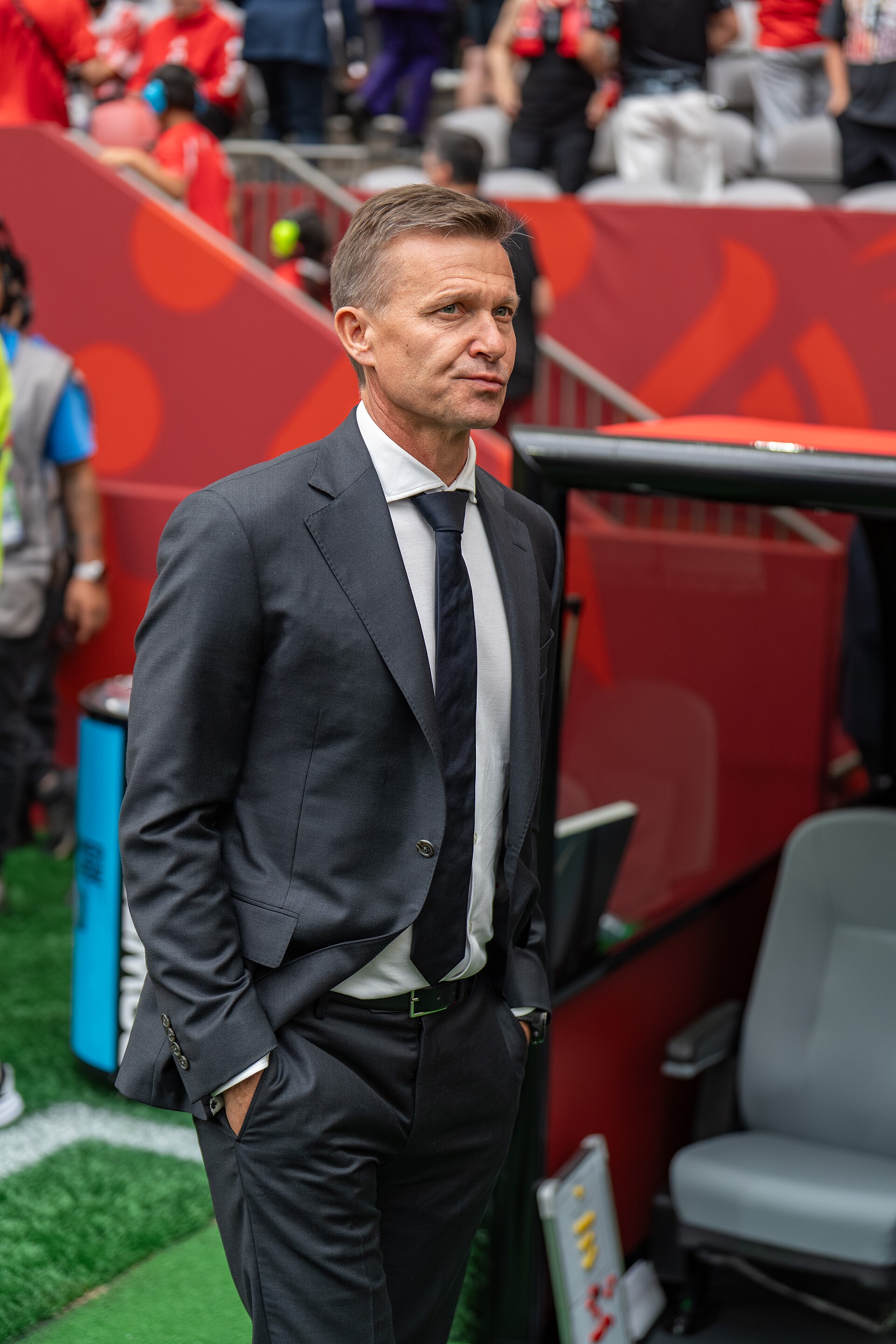 Jesse Marsch during Canada v Qatar on 18 June 2026 at the 2026 FIFA World Cup