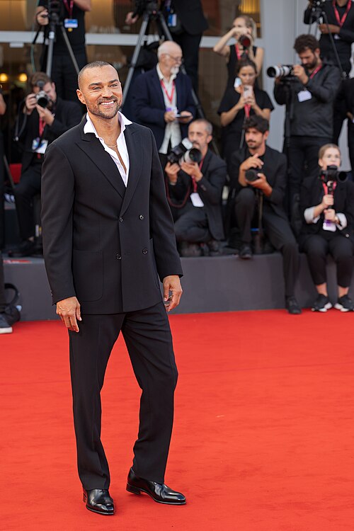 Jesse Williams, actor , at 82nd Venice International Film Festival in Venice, Italy for the film .