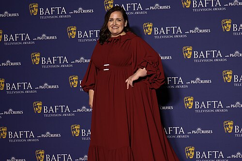 Jessica Gunning who presented a BAFTA TV Award, May 26