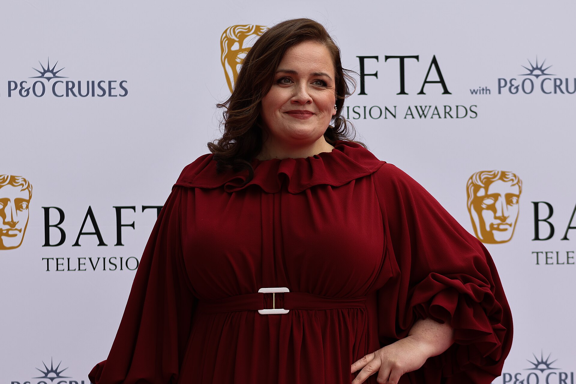 Jessica Gunning at the TV BAFTA red carpet, May 26