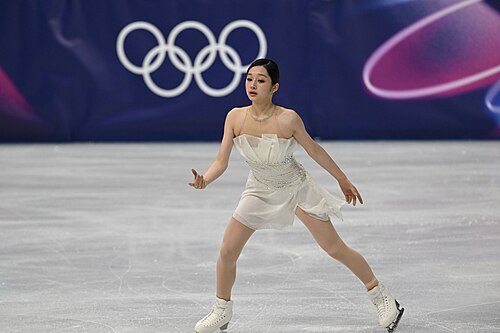 MILAN, ITALY - 19 FEBRUARY 2026: Jia SHIN of South Korea compete during the Figure Skating Women Single Skating Free Skating at the Olympic Winter Games Milano Cortina 2026 Milano Ice Skating Arena on February 19, 2026 in Milan, Italy