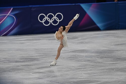 MILAN, ITALY - 19 FEBRUARY 2026: Jia SHIN of South Korea compete during the Figure Skating Women Single Skating Free Skating at the Olympic Winter Games Milano Cortina 2026 Milano Ice Skating Arena on February 19, 2026 in Milan, Italy