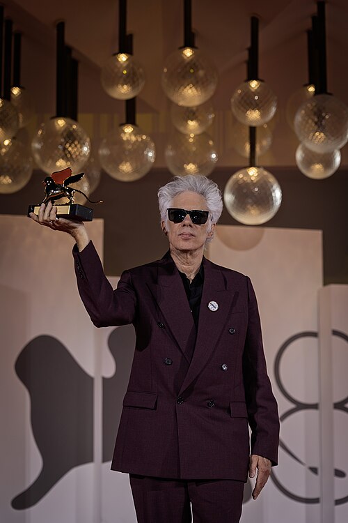 Jim Jarmusch, Director, at 82nd Venice International Film Festival in Venice, Italy Golden Lion for the film Father Mother Sister Brother.