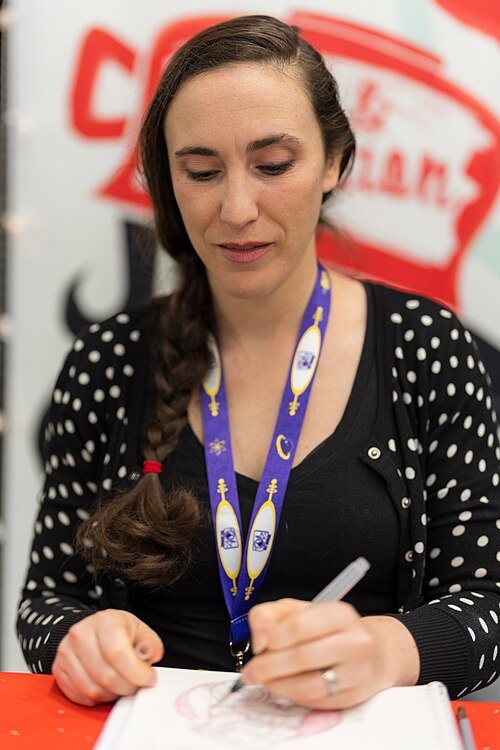 Joanna Davidovich, artist and animator, at Dragon Con in Atlanta Ga September 6 2026