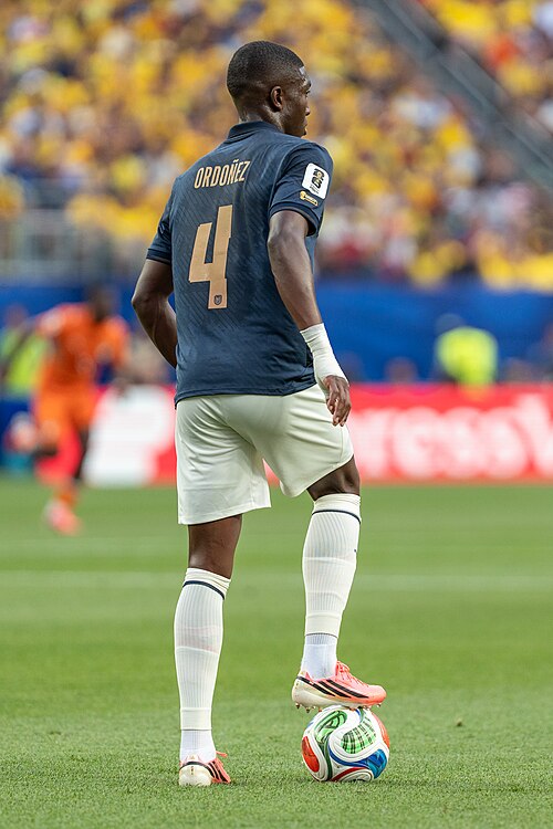 Joel Ordonez during Côte d'Ivoire v Ecuador on 14 June 2026 at the 2026 FIFA World Cup
