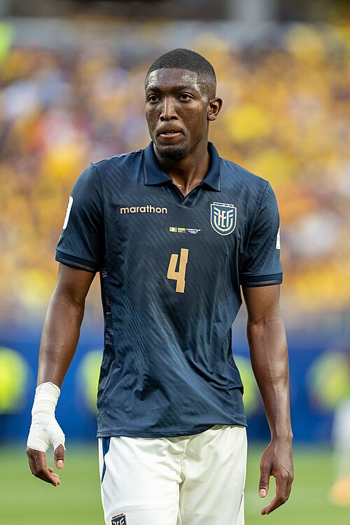 Joel Ordonez during Côte d'Ivoire v Ecuador on 14 June 2026 at the 2026 FIFA World Cup