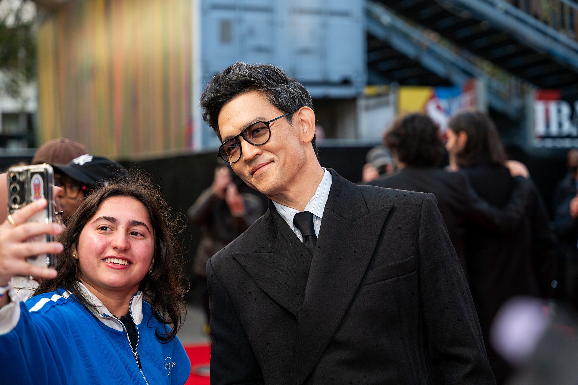 John Cho attends the "Your Mother Your Mother Your Mother" UK premiere during the 70th BFI London Film Festival at The Royal Festival Hall on October 17, 2026 in London, England.