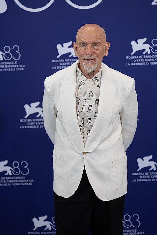 John Malkovich, actor, at 82nd Venice International Film Festival in Venice, Italy for the film Wild Horse Nine.