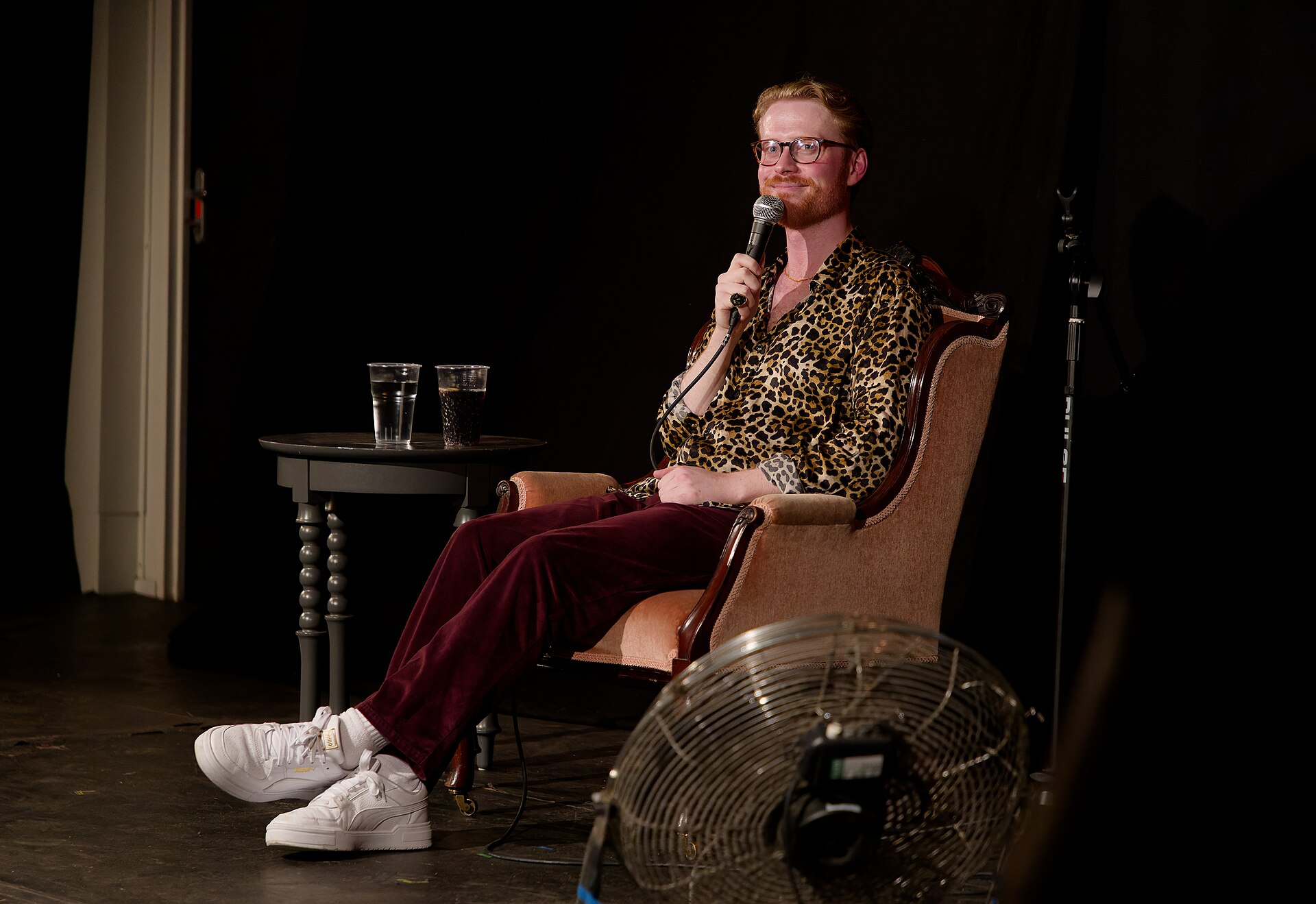 John Tothill, comedian, at the 2024 Edinburgh Festival Fringe in the show, Thank God This Lasts Forever.