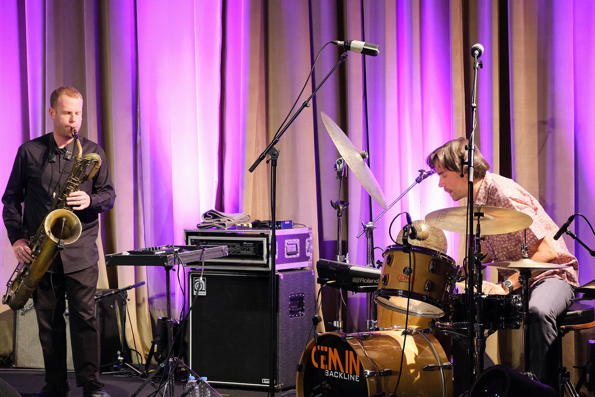 Jonah Parzen-Johnson and Berke Can Özcan at Istanbul Jazz Festival, Kadıköy Sahnesi