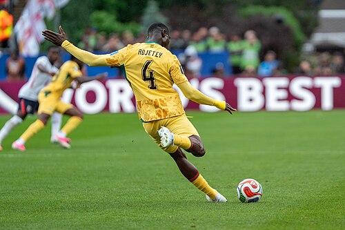 Jonas Adjetey during England v Ghana on 23 June 2026 at the 2026 FIFA World Cup