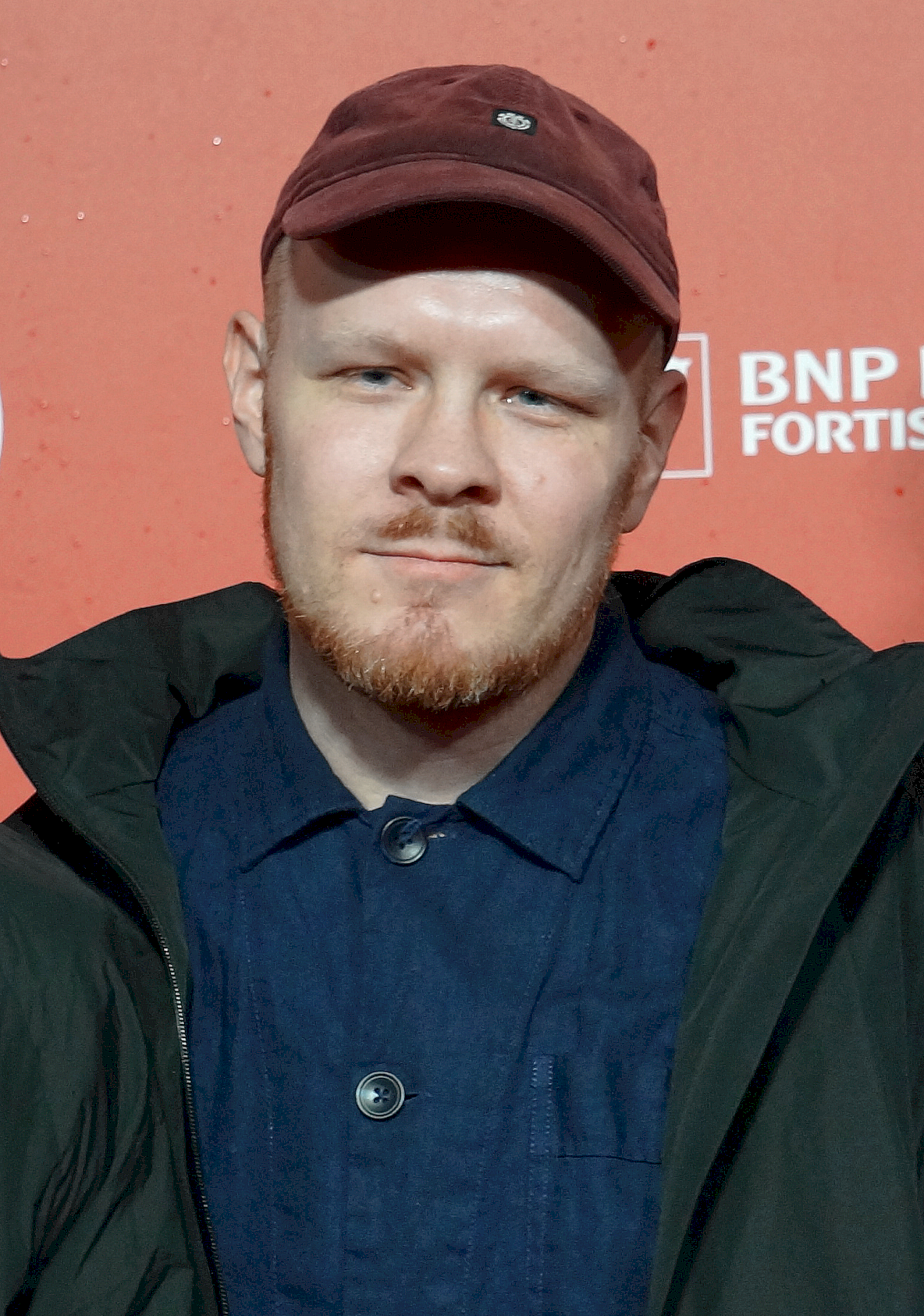 Jonas Ulrich bij de voorstelling van 'Wolves', Filmfestival Oostende