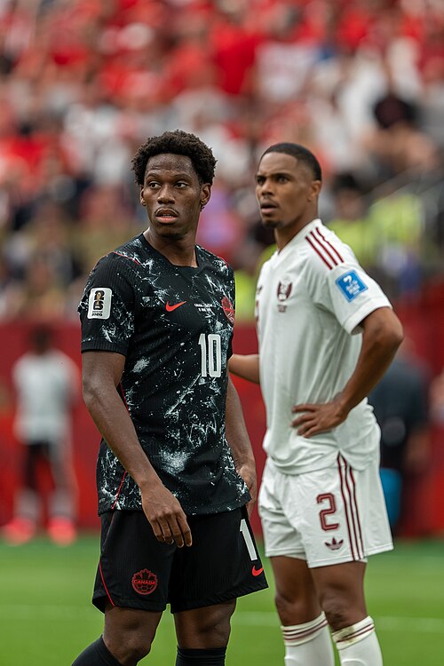 Jonathan David Pedro Miguel during Canada v Qatar on 18 June 2026 at the 2026 FIFA World Cup
