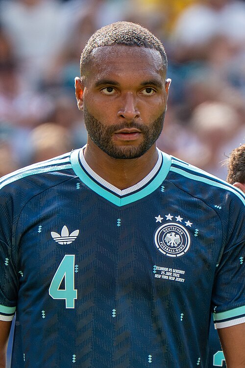 Jonathan Tah during Ecuador v Germany on 25 June 2026 at the 2026 FIFA World Cup