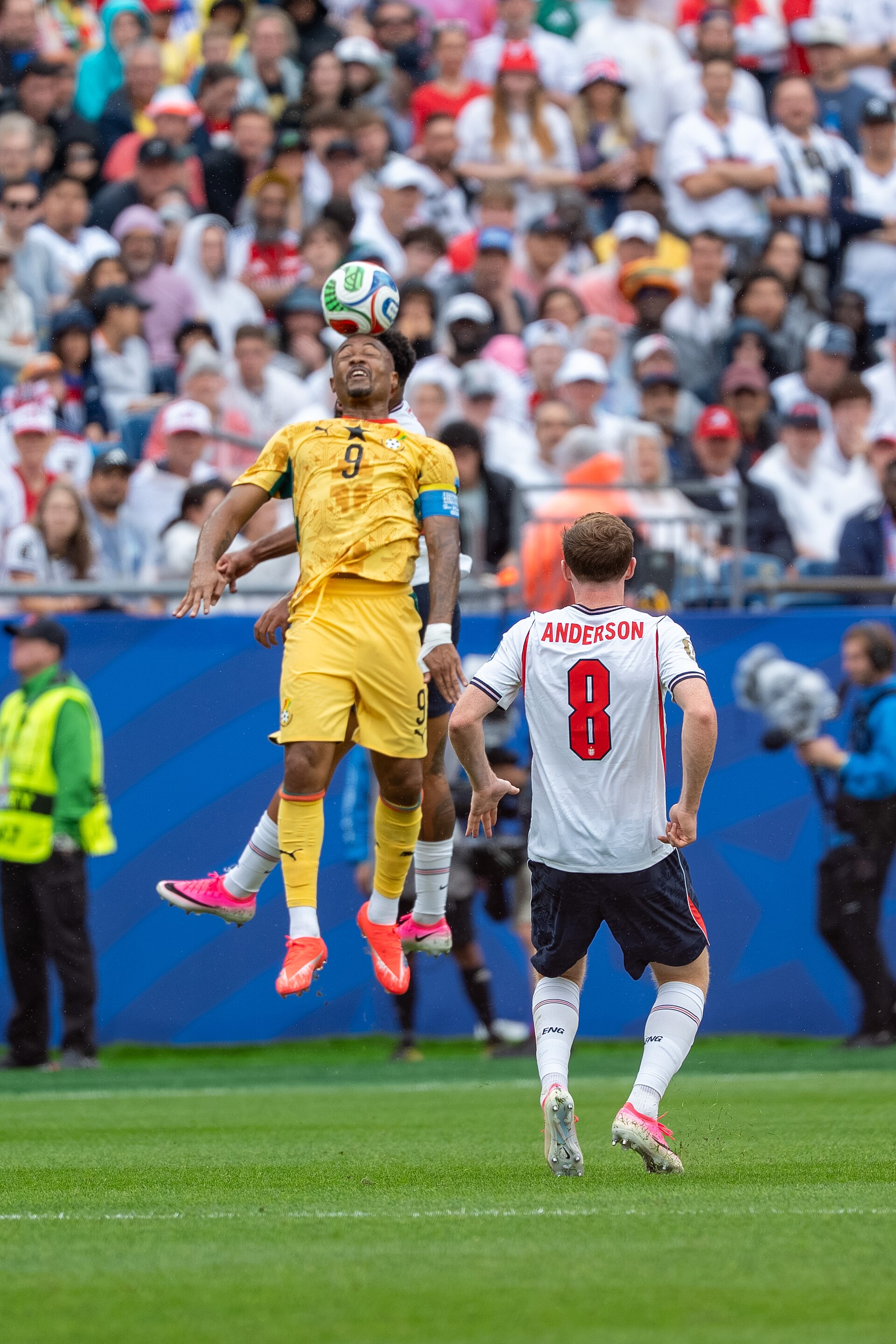Jordan Ayew during England v Ghana on 23 June 2026 at the 2026 FIFA World Cup