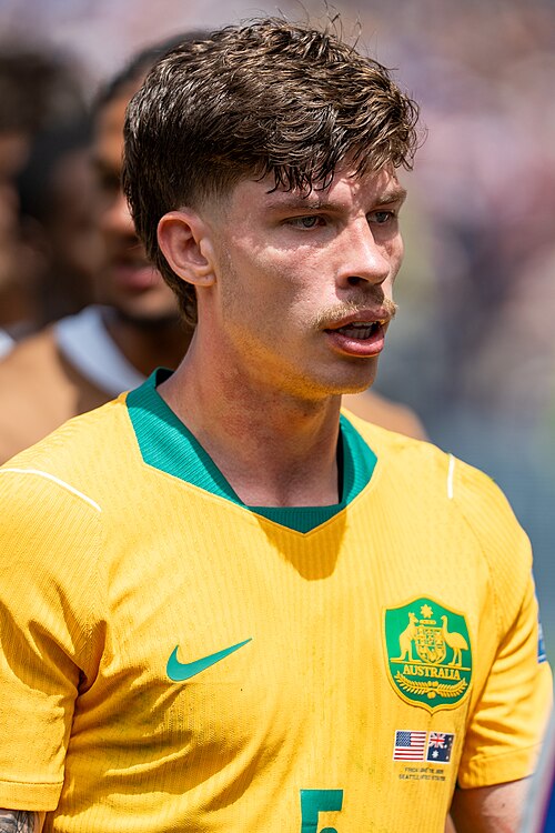 Jordan Bos during United States v Australia on 19 June 2026 at the 2026 FIFA World Cup