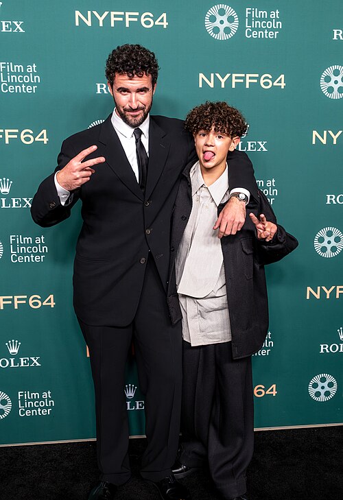 Jordan Firstman and Reggie Absolom, actors, during the at 64th New York Film Festival in 2026 at Alice Tully Hall for the movie Club Kid.