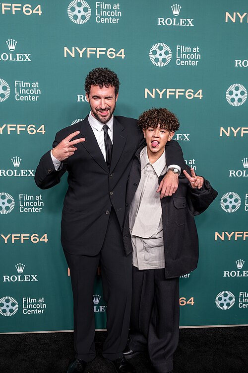 Jordan Firstman and Reggie Absolom, actors, during the at 64th New York Film Festival in 2026 at Alice Tully Hall for the movie Club Kid.