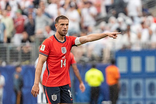 Jordan Henderson during England v Panama on 27 June 2026 at the 2026 FIFA World Cup