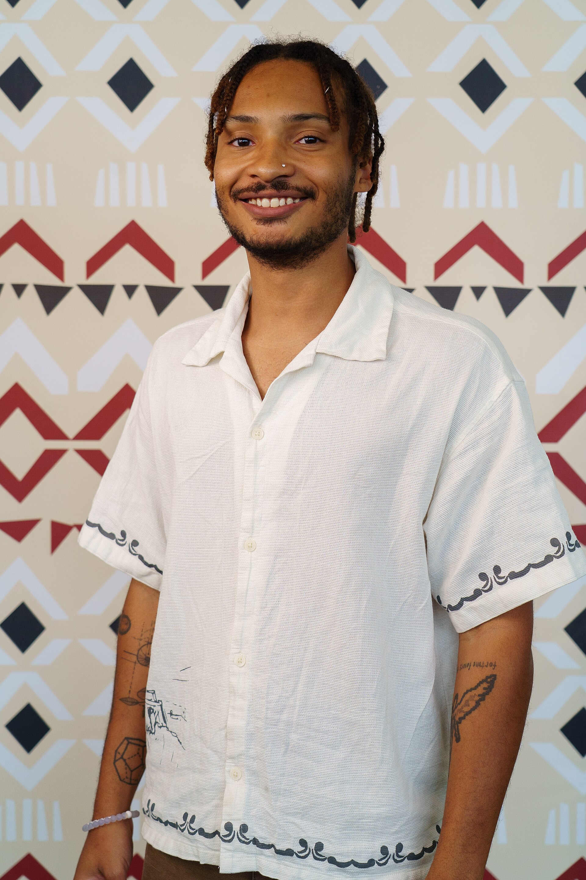 Jordan McRae portrait at Wikimania 2025 WikiPortraits Studio