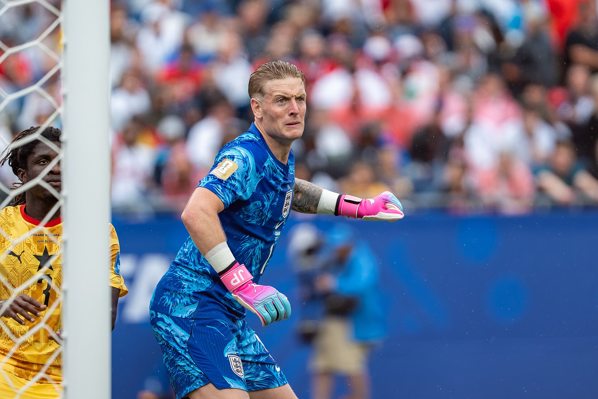 Jordan Pickford during England v Ghana on 23 June 2026 at the 2026 FIFA World Cup