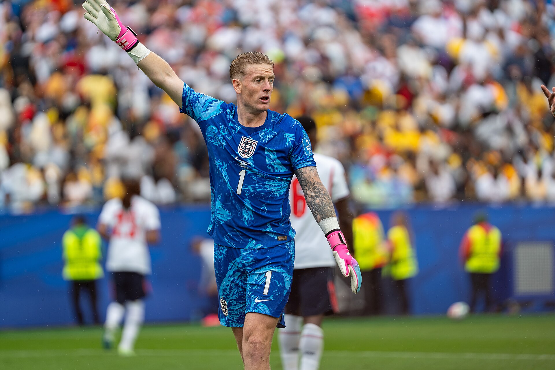 Jordan Pickford during England v Ghana on 23 June 2026 at the 2026 FIFA World Cup