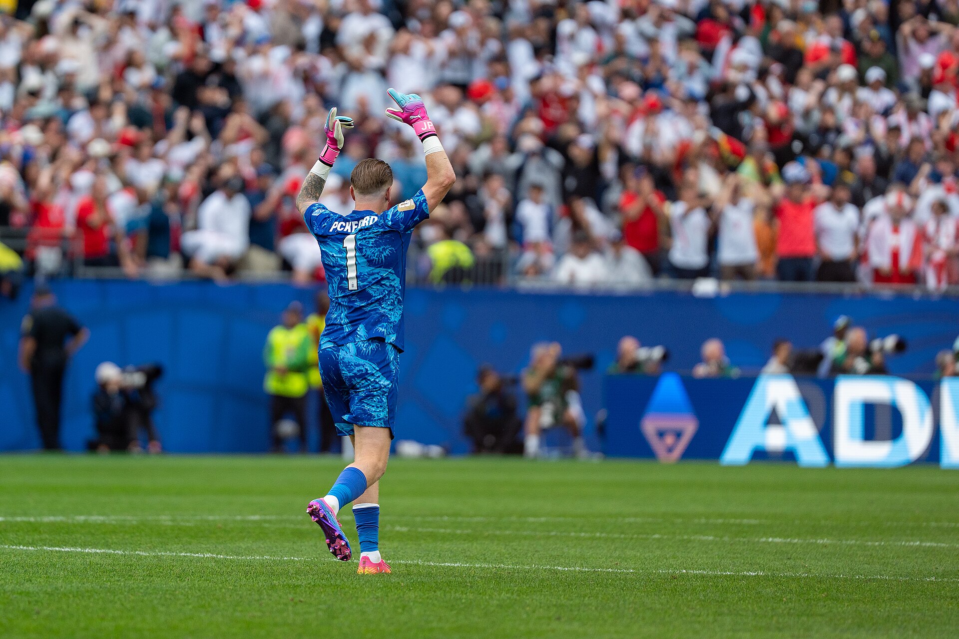 Jordan Pickford during England v Ghana on 23 June 2026 at the 2026 FIFA World Cup