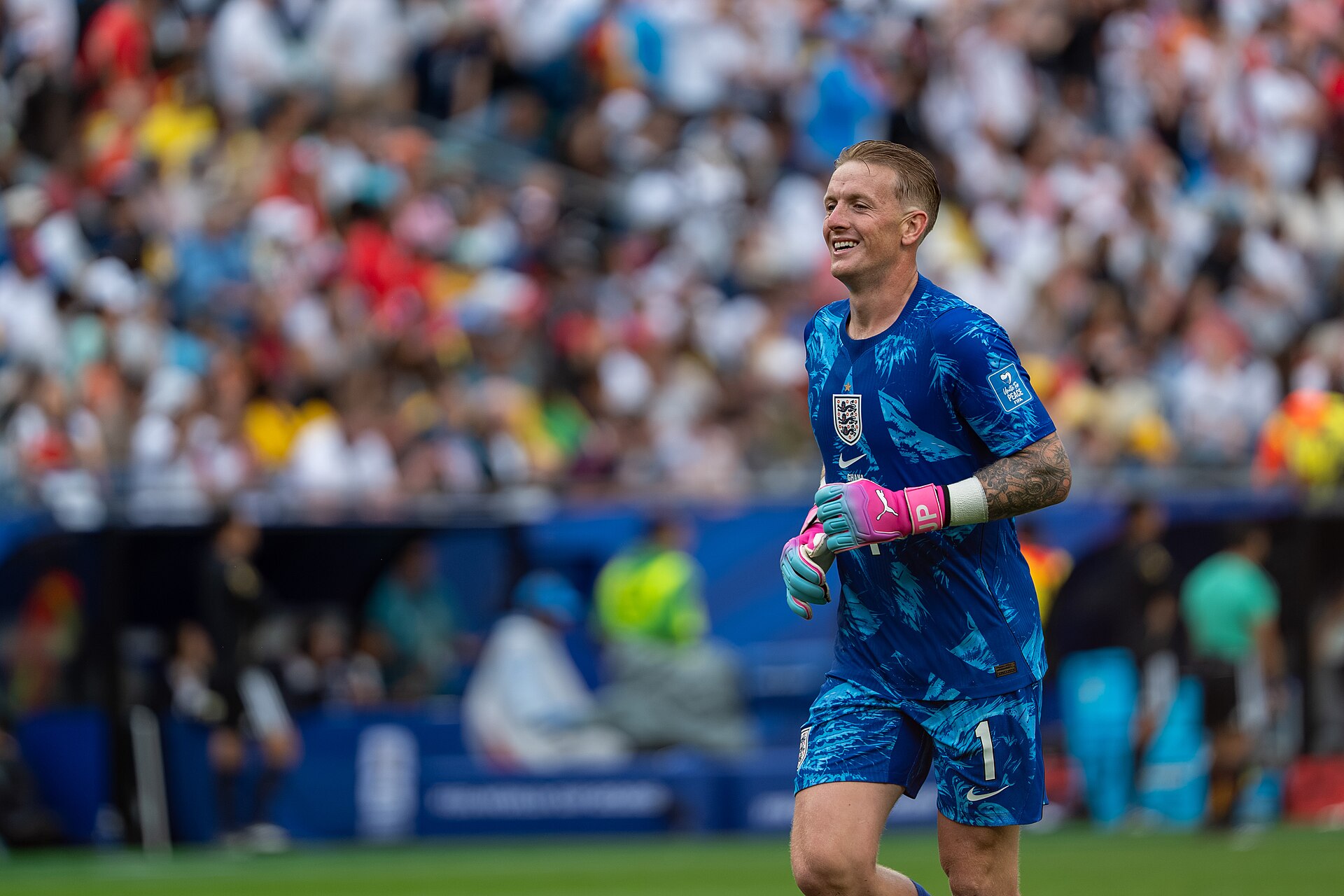 Jordan Pickford during England v Ghana on 23 June 2026 at the 2026 FIFA World Cup