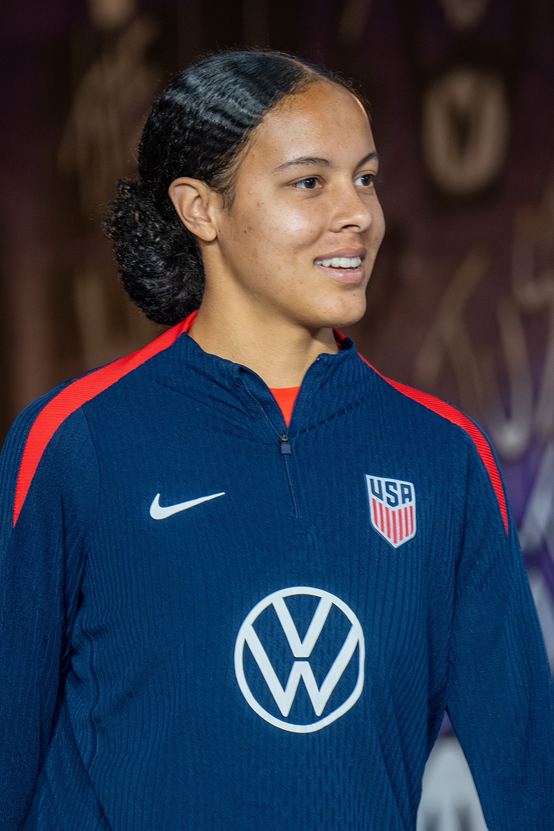 Jordyn Bugg during United States Women's Soccer Team vs Italy Women's National Football Team on November 28 2025