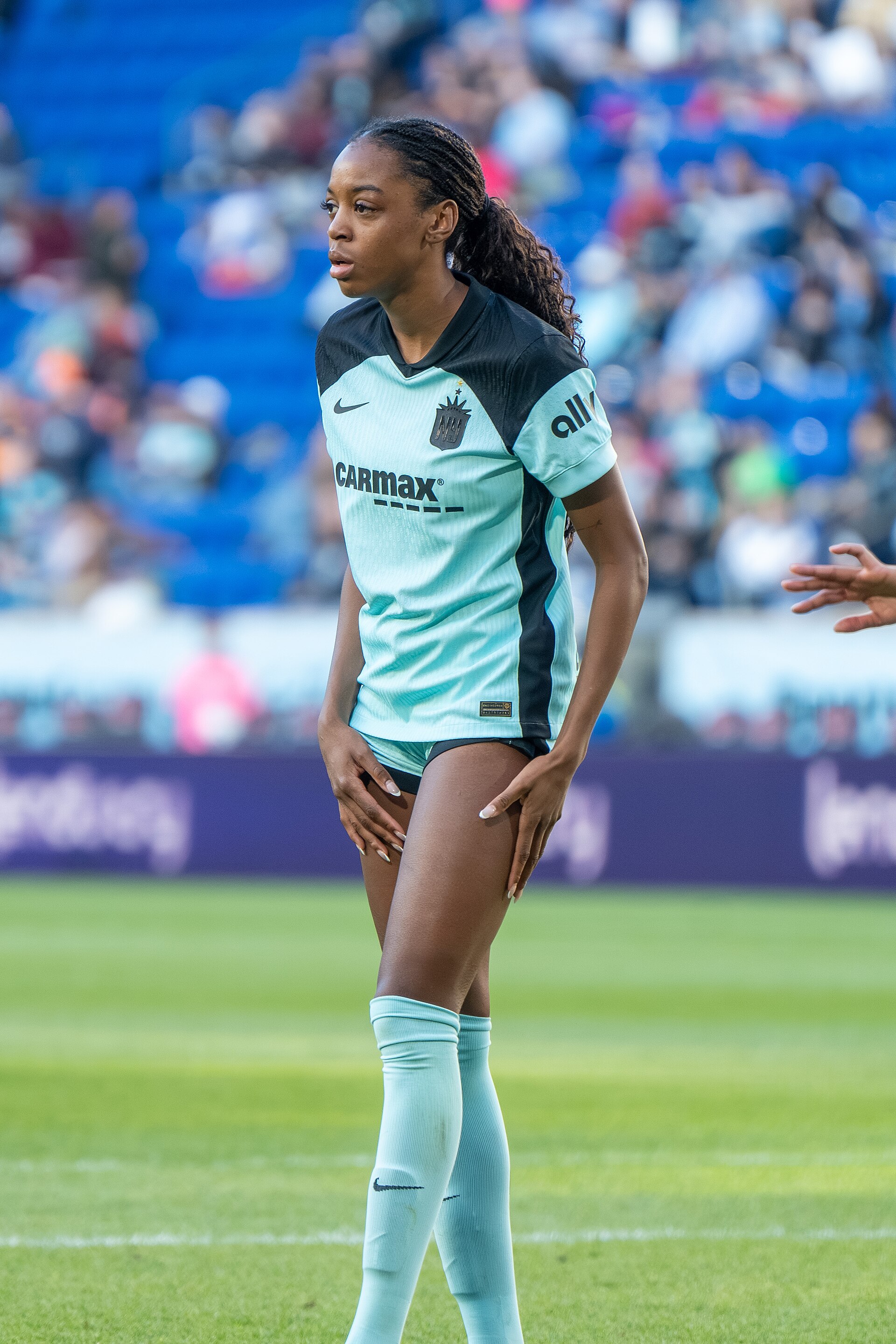 Jordynn Dudley during Gotham FC v Racing Louisville on May 3, 2026